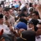 Menteri Pertahanan Prabowo Subianto menghadiri Rakernas Asosiasi Pemerintah Desa Seluruh Indonesia (APDESI). (Dok. Tim Media Prabowo Subianto)