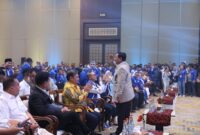 Calon Presiden Prabowo Subianto bersama para pimpinan partai politik koalisi pendukungnya. (Dok. Media Tim Prabowo Subianto)