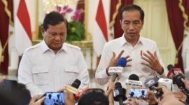 Presiden Jokowi dengan Menteri Pertahanan Prabowo Subianto. (Dok. Setkab.go.id)