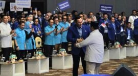 Partai Demokrat resmi mendukung Prabowo Subianto untuk Pemilihan Presiden 2024. (Dok. Tim Media Prabowo Subianto)