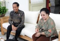 Presiden Jokowi dan Ketua Umum PDIP Megawati Soekarnoputri. (Dok. Setkab.go.id)