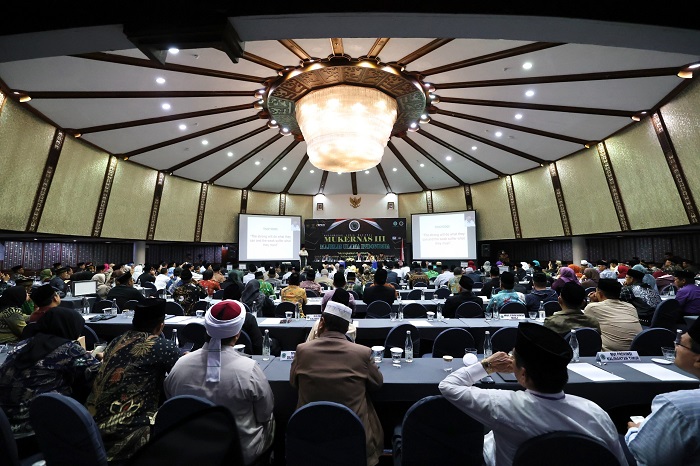 Calon presiden nomor urut 2 Prabowo Subianto, menghadiri Musyawarah Kerja Nasional Majelis Ulama Indonesia (MUI) ke-III di Jakarta. (Dok. Tim Media Prabowo)
