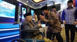 Calon Presiden nomor urut 2, Prabowo Subianto menghadiri acara Silturahmi Tokoh dan Ulama Aceh sekaligus Mengenang 19 Tahun Tsunami Aceh. (Dok. Tim Media Prabowo-Gibran)