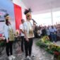 Cawapres nomor urut 2 Gibran Rakabuming Raka bertemu dengan tokoh adat Papua di Kampung Sere, Jayapura, Jumat, 26 Januari 2024. (Dok. TKN Prabowo Gibran)