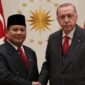 Calon Presiden Prabowo Subianto mendapat ucapan selamat atas keunggulan di Pilpres dari Presiden Turkiye Recep Tayyip Erdogan. (Dok. Tim Media Prabowo Subianto)