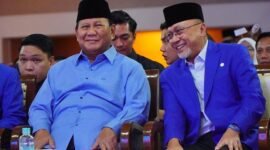 Presiden terpilih Prabowo Subianto menghadiri Rapat Koordinasi Nasional (Rakornas) partai PAN di Jakarta. (Dok. Tim Media Prabowo Subianto)  