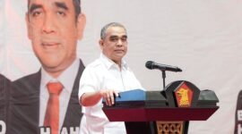 Sekjen Gerindra Ahmad Muzani hadir dalam Rapat Koordinasi pengurus Partai Gerindra se-Jawa Barat. (Dok. Partai Gerindra)