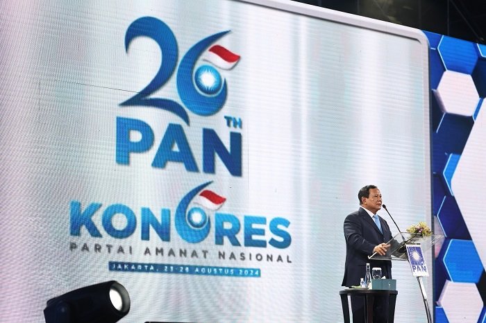 Acara Kongres ke-6 Partai Amanat Nasional (PAN) di Jakarta. (Dok. Tim Media Prabowo)  