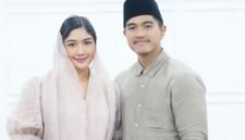 Ketua Umum Partai Solidaritas Indonesia (PSI), Kaesang Pangarep bersama Istri, Erina Gudono. (Instagram.com @ kaesangp)  