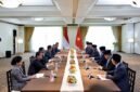 Presiden RI Prabowo Subianto melakukan pertemuan bilateral dengan Presiden Vietnam, Jenderal Luong Cuong di Swissotel, Lima, Peru. (Dok. Tim Media Prabowo)