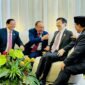 Presiden RI Prabowo Subianto tertangkap kamera berbincang akrab bersama sejumlah pemimpin negara di balik layar KTT G20 Brasil 2024. (Dok. Tim Media Prabowo)  