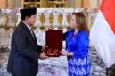 Presiden Republik Indonesia, Prabowo Subianto, dianugerahi tanda kehormatan tertinggi “Grand Cross of the Order of the Sun of Peru” oleh Pemerintah Peru. (Dok. Setkab.go.id)