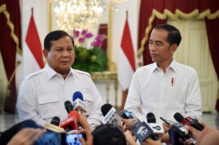 Presiden Prabowo Subianto dan mantan Presiden Jokowi. (Dok. Presidenri.go.id)

