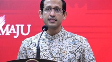 Nadiem Makarim diperiksa selama 12 jam oleh Kejagung terkait pengadaan Chromebook senilai Rp9,9 triliun di Kemendikbudristek. (Dok. Presiden.go.id)