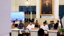 Presiden Prabowo menerima tokoh lintas agama di Istana Merdeka, Jakarta. (Dok. Tim Media Prabowo)